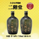 【ふるさと納税】大分むぎ焼酎　二階堂やつがい30度(720ml)2本セット【1515900】