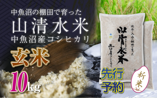 
            【新米先行受付】新潟県魚沼産コシヒカリ「山清水米」玄米10kg
          