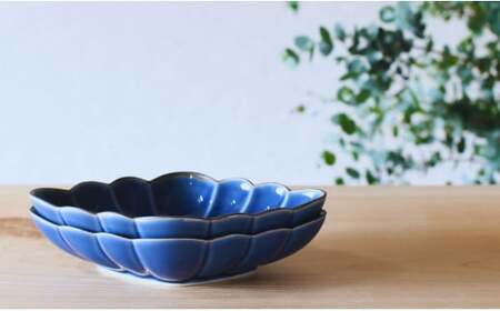 有田焼 ルリ釉縁錆菱型皿 2個セット【ARITAYAKI-STORE】食器 デザートうつわ 皿 ハンドメイド おもてなし 高級食器 和食器 A20-534