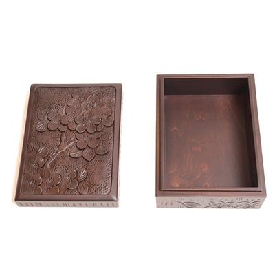 ふるさと納税 長野県 軽井沢彫　小箱　桜　　長野県伝統工芸品 |  | 01