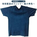 【ふるさと納税】【琉球藍染ちょく工房】琉球藍染めTシャツ ～藍の単色～