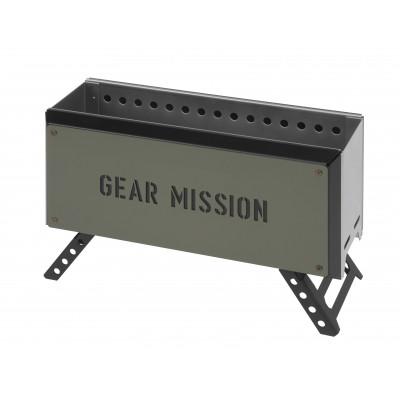 ふるさと納税 岡崎市 【GEAR MISSION】二次燃焼焚火台「BF-GM1(オリーブグリーン)」