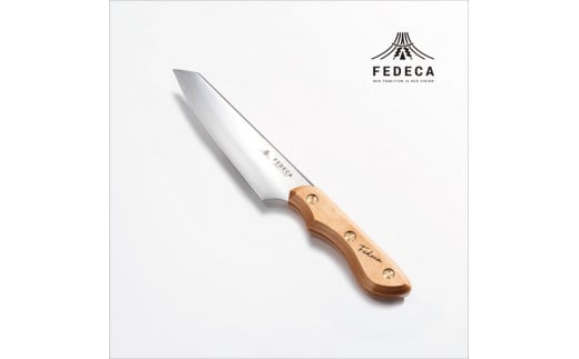 【FEDECA】三徳包丁 小 プレーンホワイト 001071