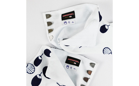 No.491-14 「SAMURAITABI」竺仙足袋 うちわ柄（24.5cm）