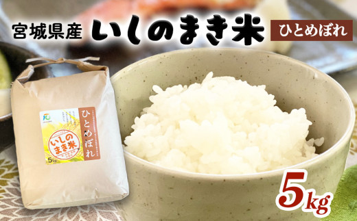 宮城県いしのまき産米「令和7年産ひとめぼれ」（精米）5kg