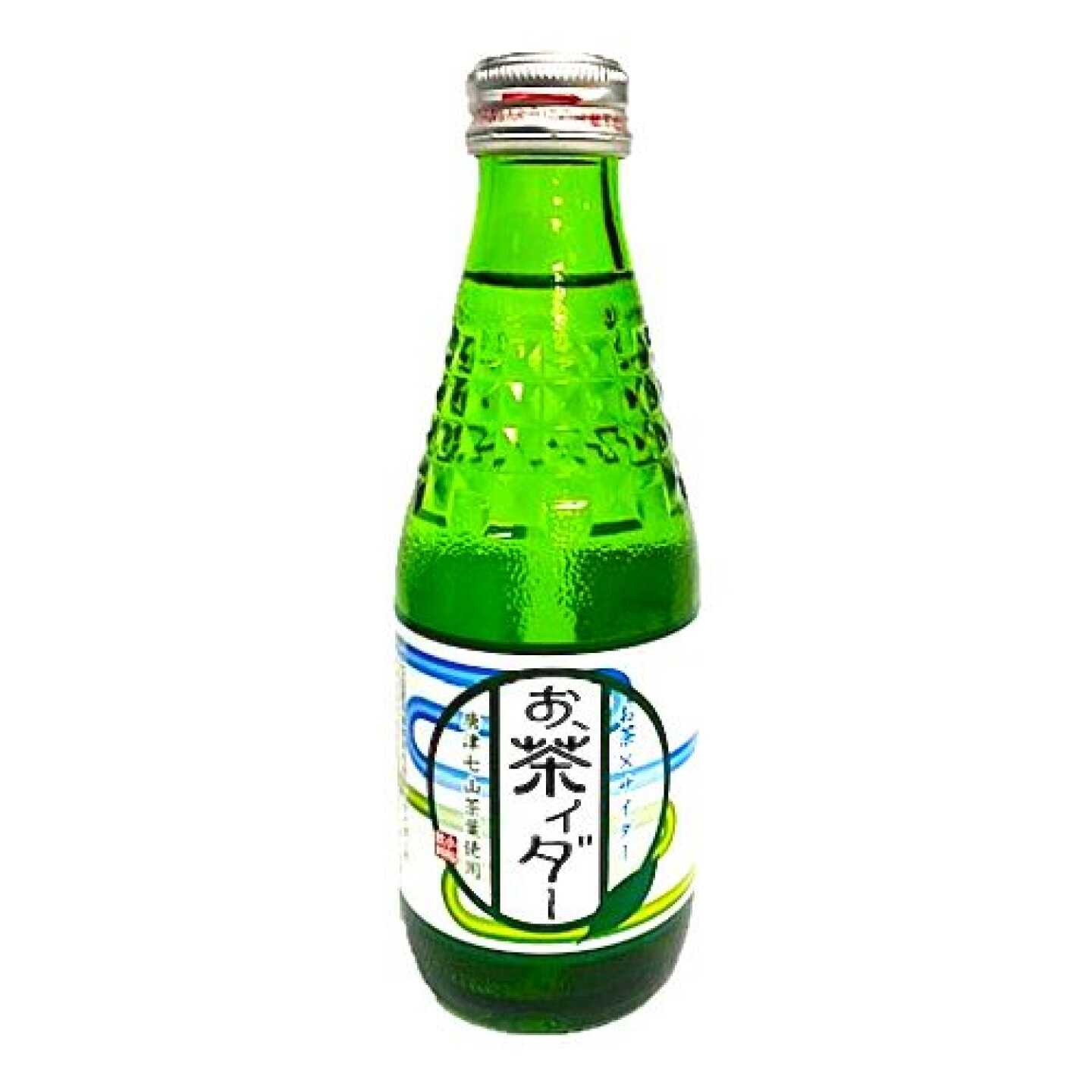 【ふるさと納税】お、茶イダ— 180ml瓶×24本 / サイダー 炭酸 ジュース ご当地 / 佐賀県 / 小松飲料株式会社[41ABAM003]