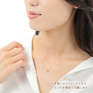 0.07キャラットK18馬蹄ペンダント［R5902DI-Y］