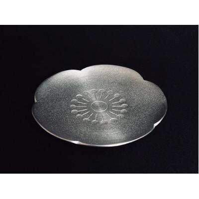 ふるさと納税 芦屋町 芦屋鋳物 錫製「福梅皿」 |  | 01