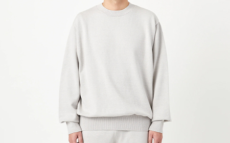 ≪先行予約≫【THISISASWEATER.】A3: A SWEATER IS FOR EVERYDAY. Pullover GRAY グレー カシミヤセーター 服 洋服 ユニセックス メンズ レディ