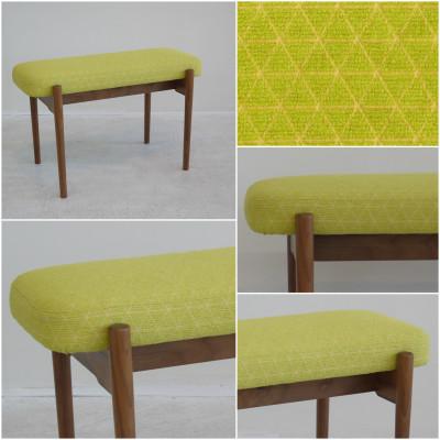 ふるさと納税 大川市 bolo stool Square S ベンチ 【イエロー/ウォールナット/幅68cm】 |  | 01