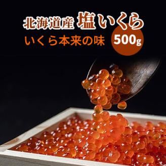 【令和6年新物】北海道産塩いくら 500g×1【配送不可地域：離島】