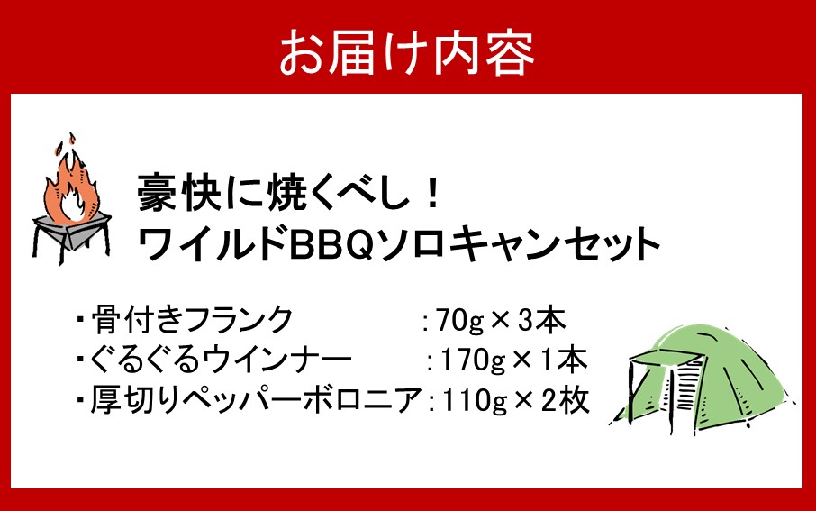 豪快に焼くべし！ワイルドBBQソロキャンプセット_2250R_イメージ5