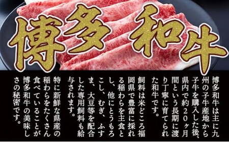 牛肉 すき焼き A4～A5 博多和牛 肩ロース 600g 牛肉