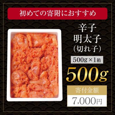 ふるさと納税 福智町 博多若杉 辛子明太子(切れ子)500g |  | 01