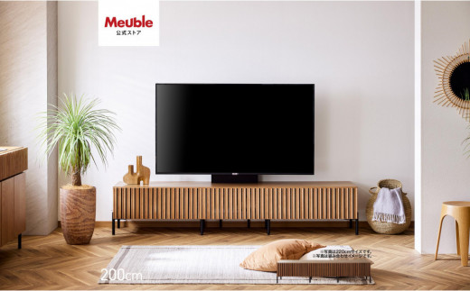 テレビボード 200cm ローボード ルーク2 ＜オークヴィンテージナチュラル＞【モーブル／大川家具】