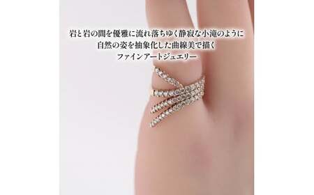 ダイヤモンド ジュエリー リング アクセサリー K18PG ピンクゴールド ゴールド カスケード HARA RING 宝石 宝飾品 指輪 karati セスタディカラッチジャパン カラッチ ジャパン 