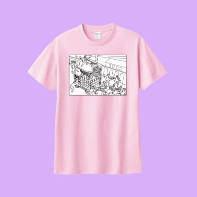 あうわぬりえ(だんじり四角柄、ピンク、110cm)【1682626】