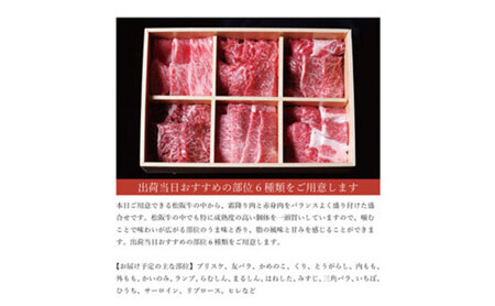 松阪牛 焼肉 おまかせ 6種 600g 松阪牛