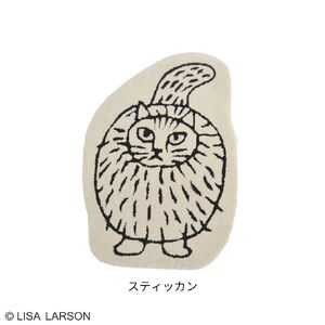 E159(スティッカン) LISALARSON 3柄から選べるダイカットマット（スティッカン）