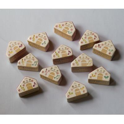 ふるさと納税 国立市 国立の桜灰使用「国立駅舎陶器」LEDキャンドルハウス&カード立てセット |  | 03