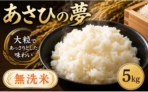 無洗米 5kg あさひの夢 令和7年産 1袋 選べる 米 お米 白米 こめ ライス ごはん むせんまい ご飯 コメ kome okome ブランド米 人気 おすすめ 5キロ 5ｷﾛ 産地直送 白飯 飯 お弁当 おにぎり 食品 おいしい 美味しい お手軽 便利  関東 国産 有限会社五月女米穀 埼玉県 羽生市
