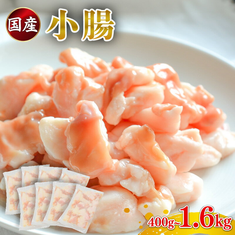 【ふるさと納税】 国産 小腸 ホルモン 選べる 容量 400g~1.6kg 小分け パック 200g もつ鍋 鍋 和牛 牛ホルモン 焼肉 ホルモン焼き バーベキュー 牛 牛もつ BBQ 牛肉 冷凍 ご飯 米 ビール お酒 に合う おかず おつまみ 贈答 お祝い お歳暮 お中元 大阪府 松原市