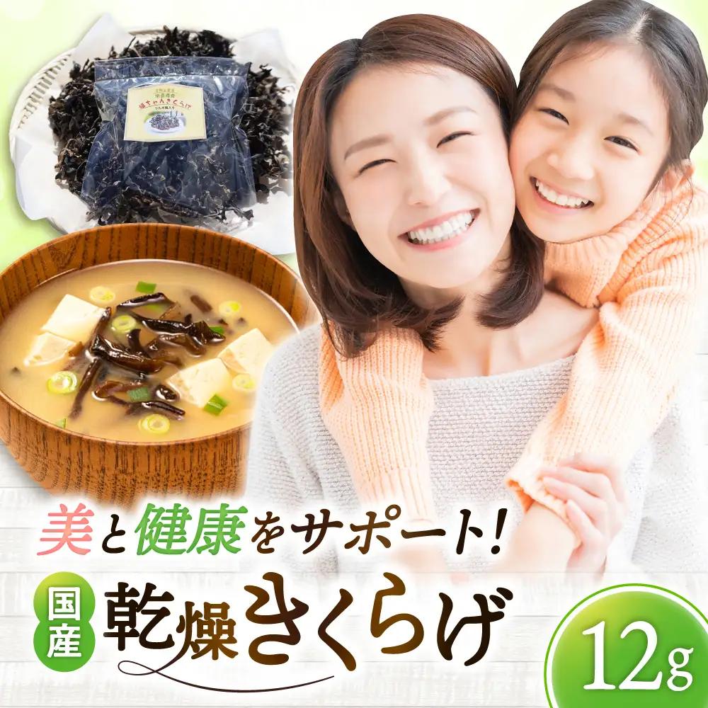 吉野ヶ里産 フルボ酸入り 福ちゃん 乾燥きくらげ 12g きくらげ キクラゲ[FDS001]