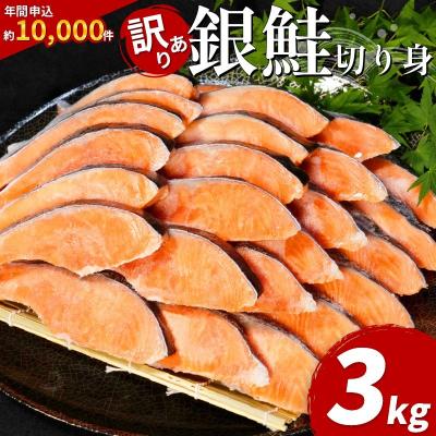 ふるさと納税 小松島市 訳あり 銀鮭 切り身 3kg 冷凍 【北海道・沖縄・離島配送不可】