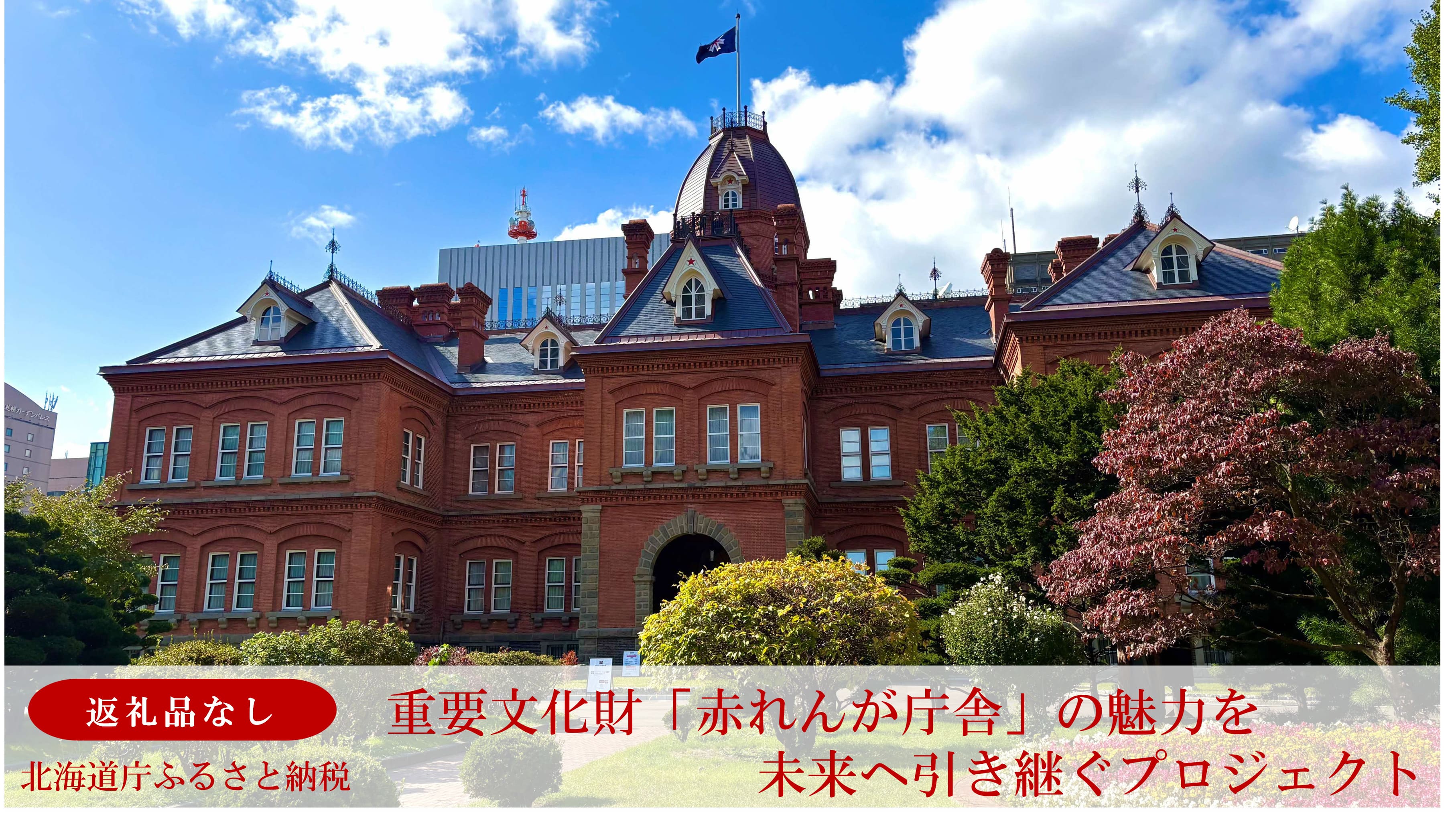 【ふるさと納税】【返礼品なし】重要文化財「赤れんが庁舎」の魅力を未来へ引き継ぐプロジェクト F6S-605