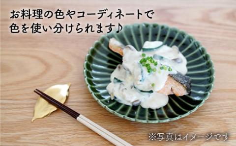 【波佐見焼】花しのぎ トリオ取皿 小皿 (白・織部・藍)【団陶器】 [PB16]