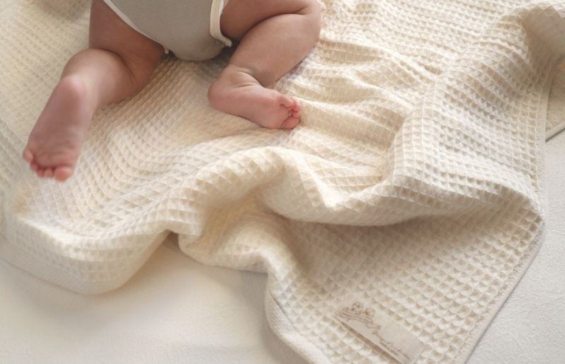 【フルオーガニックコットン】ふんわりワッフルタオル6枚セット G1966