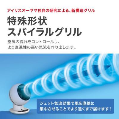 ふるさと納税 角田市 サーキュレーター  14畳 おしゃれ 固定 マカロン型 PCF-MKM18N-B ブラック |  | 02