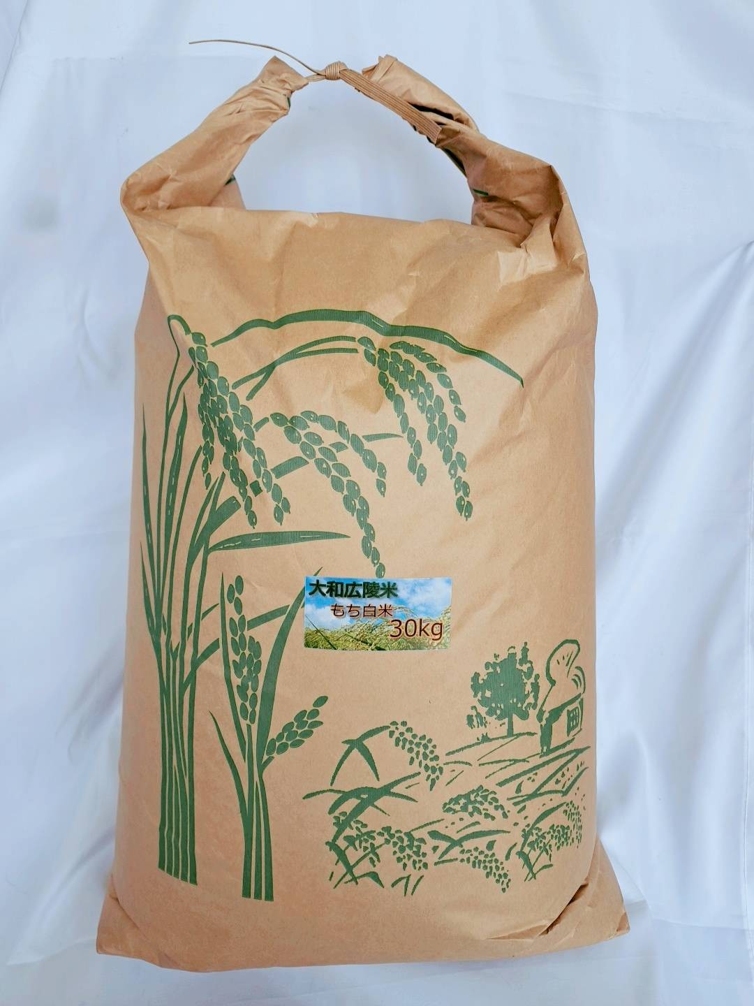 
            【令和7年産】大和米　奈良県広陵町産　もち白米30kg
          