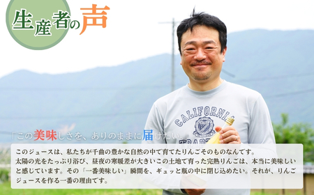 りんご ジュース(サンふじとシナノゴールド) 1L×6本 ｜ りんごジュース りんごジュース りんごジュース りんごジュース りんごジュース