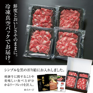 飛騨牛 切落とし 600g（約150g×4パック） 冷凍真空パック | 肉 お肉 すき焼き すきやき しゃぶしゃぶ 黒毛和牛 和牛 個包装 小分け 人気 おすすめ 牛肉 ギフト お取り寄せ 7日以内お