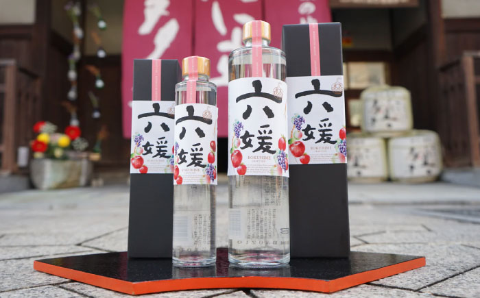 クラフトジン 道後ジン 六媛 500ml×1本・トニック 200ml×2本 セット / クラフトジン ジントニック セット 飲み比べ スピリッツ / 愛媛県砥部町/水口酒造株式会社 [BJAI002]