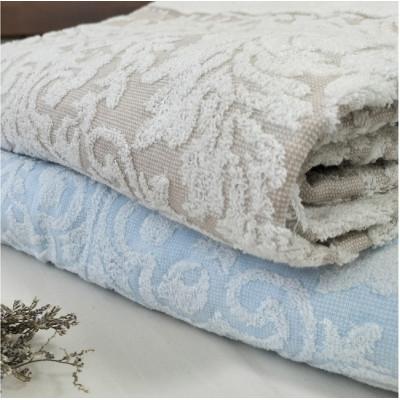 ふるさと納税 岸和田市 【2枚組】国産ジャガード織りタオルケット　シングルサイズ(140×190cm) SNT-10T-2P |  | 01