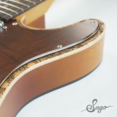 ふるさと納税 尼崎市 【エレキギター】Sago Classic Style T flower laser【テレキャスター】 |  | 01