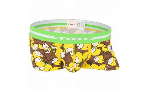 【宮崎県シンボルキャラクター】みやざき犬×ＴＯＯＴコラボ 限定パンツ(イエロー・XＬサイズ) [TOOT 宮崎県 日向市 452060874] 衣類 パンツ ボクサーパンツ