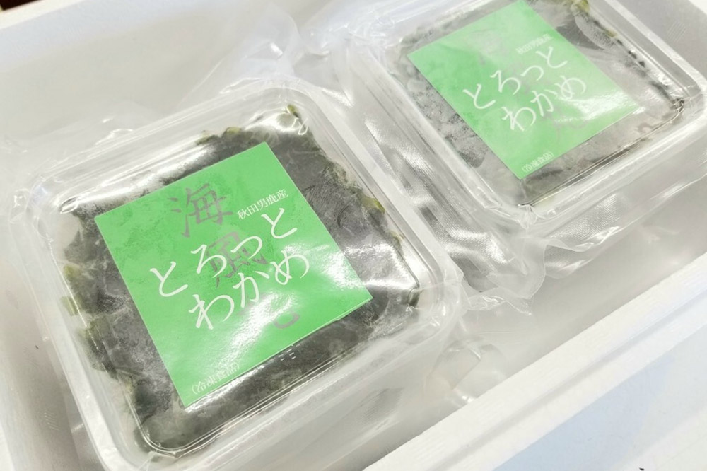 海風丸「とろっとわかめ」130g×12個 無添加 秋田県 男鹿市