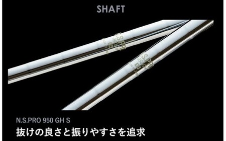 MF-Hマッスルバックアイアン6本セット（＃5-PW）＆ゴルフボールV1X（１ダース）310BD04S.／軟鉄鍛造 フォージド アイアン 国産 ゴルフ ゴルフクラブ　ゴルフテック叡智