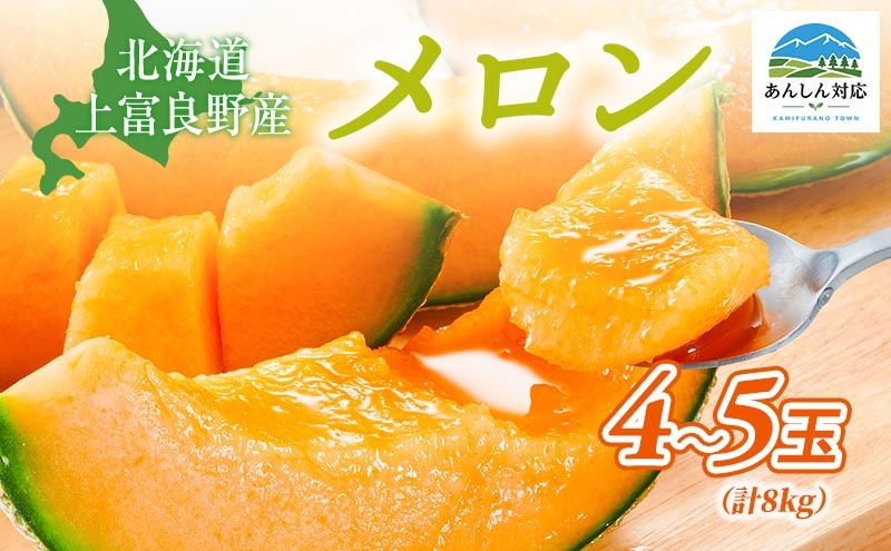 
            【令和8年産】メロン 約2kg 4～5玉 JAふらの厳選！ 赤肉メロン めろん 果物 フルーツ デザート くだもの 旬の果物 旬のフルーツ 北海道 富良野 上富良野町
          