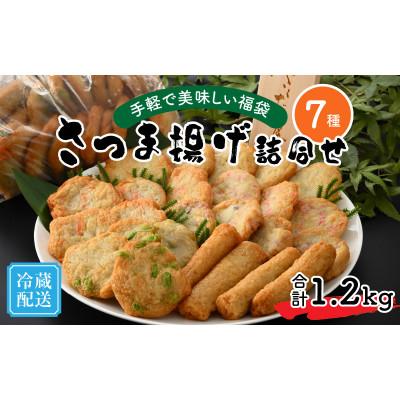 ふるさと納税 福井市 手軽で美味しい福袋 さつま揚げ詰合せ 7種 合計1.2kg