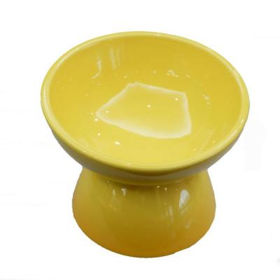 ふるさと納税 奈良市 ペット用食器 小型犬用 陶器製食器 イエロー 9-053 53629-8-CHOB2 |  | 01