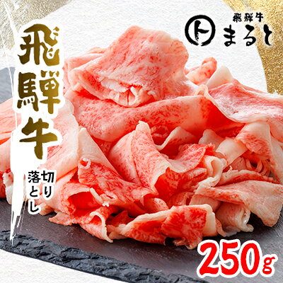 【ふるさと納税】【飛騨牛】切り落とし　250g入り_ 牛肉 飛騨牛 すき焼き 切落し 訳あり 肉 お肉 切り落とし 薄切り すきやき 黒毛和牛 ワケアリ牛肉 養老町 まると 【配送不可地域：離島】【1638261】