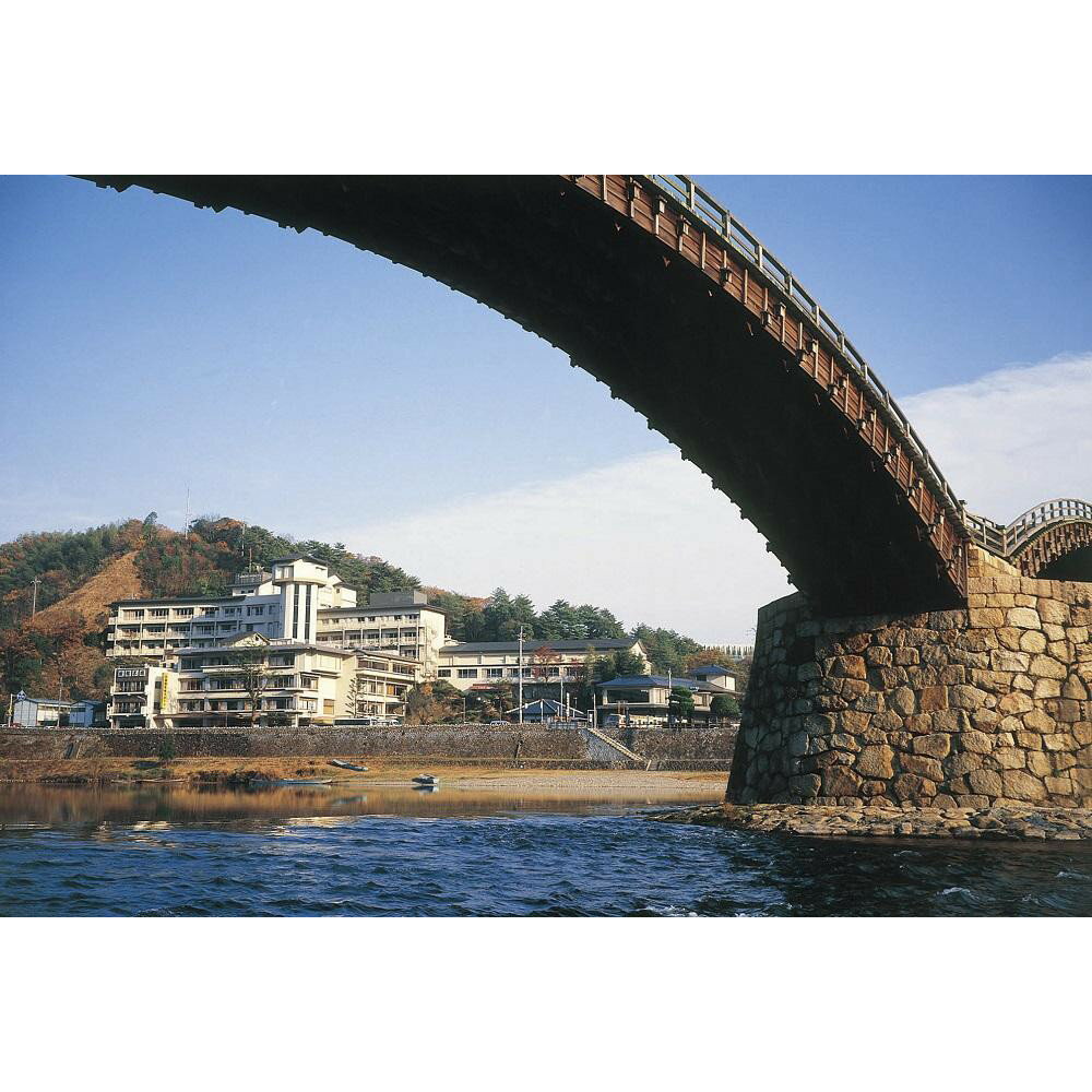 【ふるさと納税】【錦帯橋温泉岩国国際観光ホテル】平休日1泊2食付 ペア宿泊券