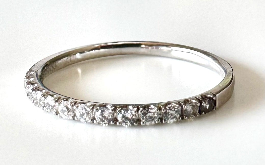 プラチナダイヤモンドリング ハーフエタニティーリング 0.20カラット 【AW-1163/00139】