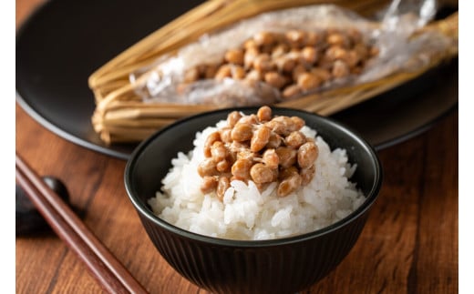 つと納豆 2本入り×10袋 たれ付き  わらつと納豆 わらづと納豆 藁苞納豆 藁納豆 わら納豆 納豆 なっとう 大豆 おかず 発酵【津山納豆製造所】tm184