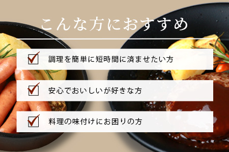 B-401・ハンバーグ・ウインナー・スパイスのお役立ちセット