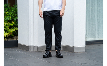 【ふるなび限定】メンズBizアンクルパンツ「ワークウェアスーツ」スーツに見える作業着　丸洗い可 ストレッチ 速乾 部屋干し可 撥水 シワになりにくい　ブラック FN-Limited-SP ファッション